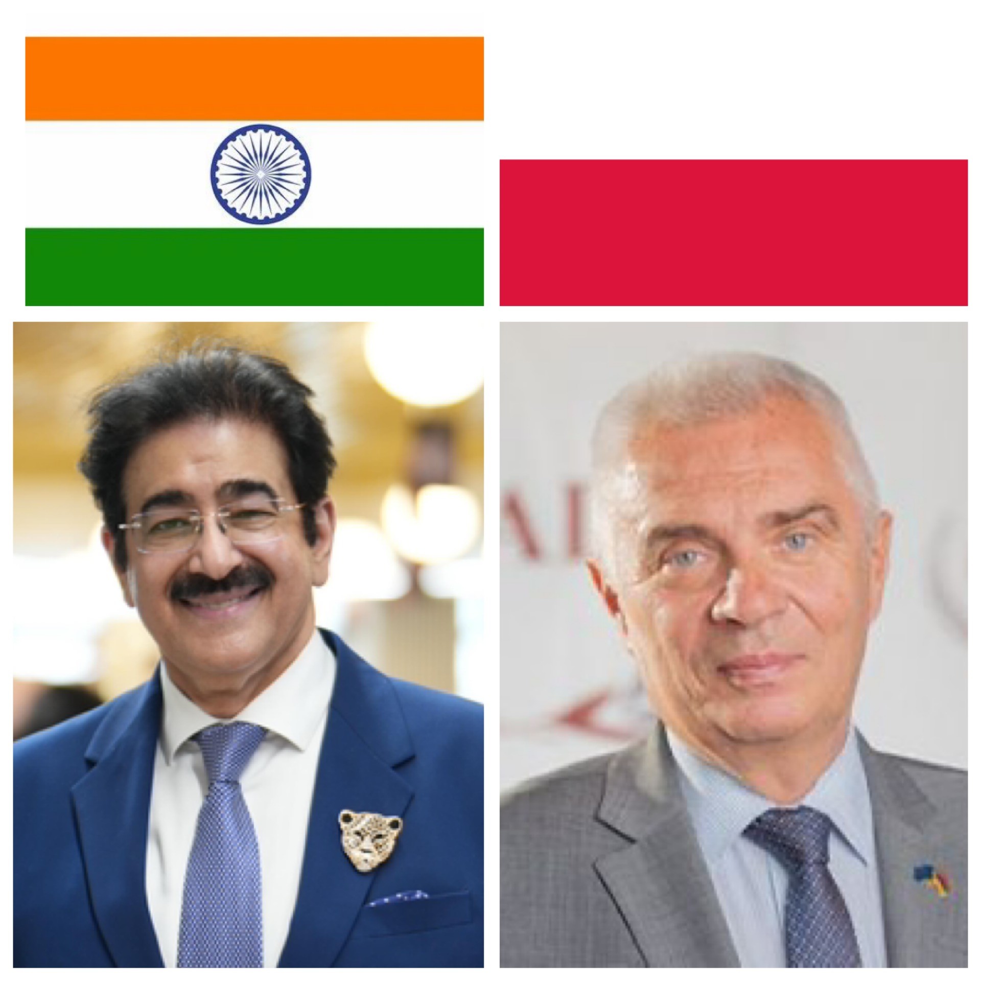 Dr. Sandeep Marwah Extends Heartfelt Congratulations to Poland on Constitution Day.