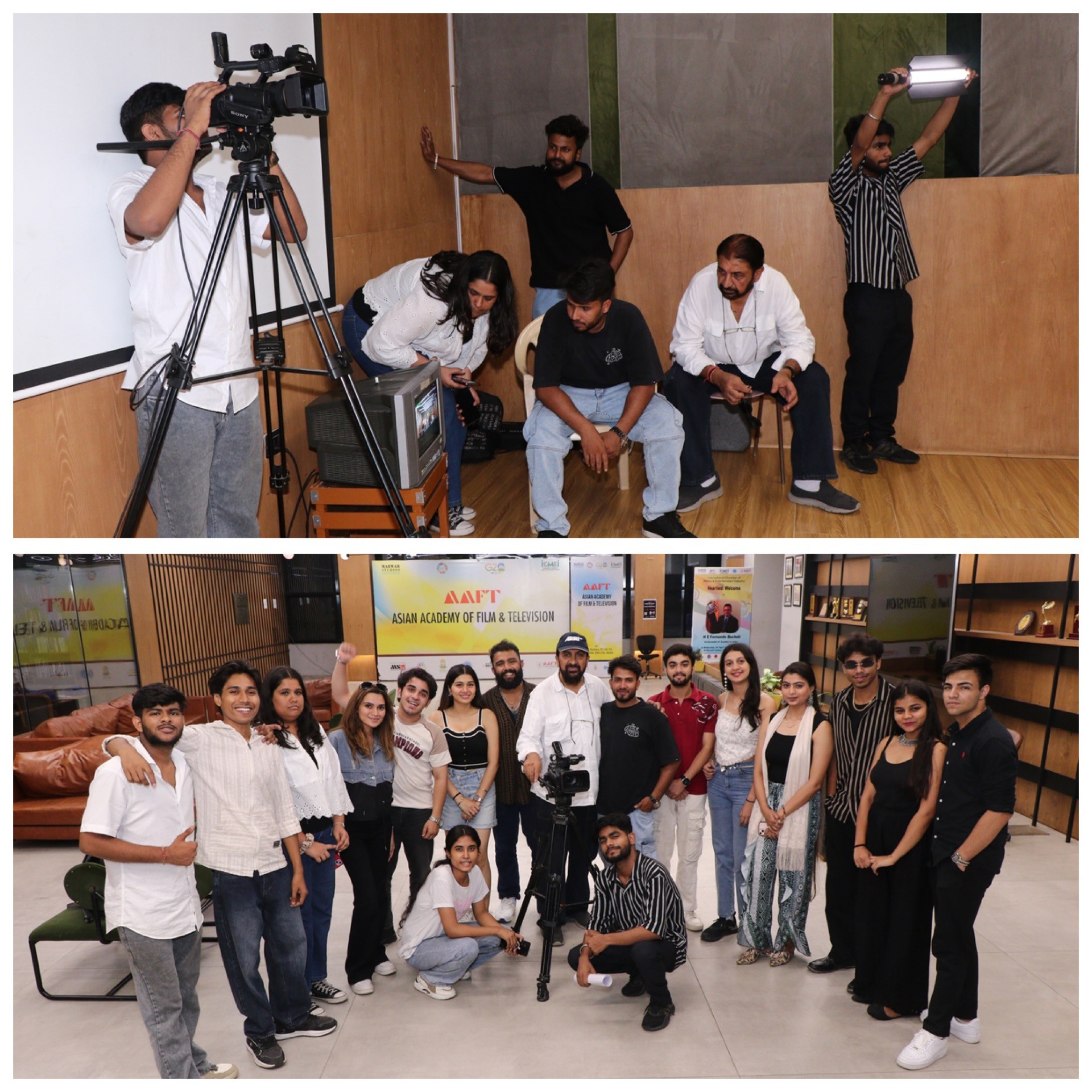 The AAFT School of Cinema organized an exclusive and insightful Camera Workshop led by acclaimed cinematographer Sanjay Datani. Hence Camera Workshop by Renowned Cinematographer Sanjay Datani at AAFT