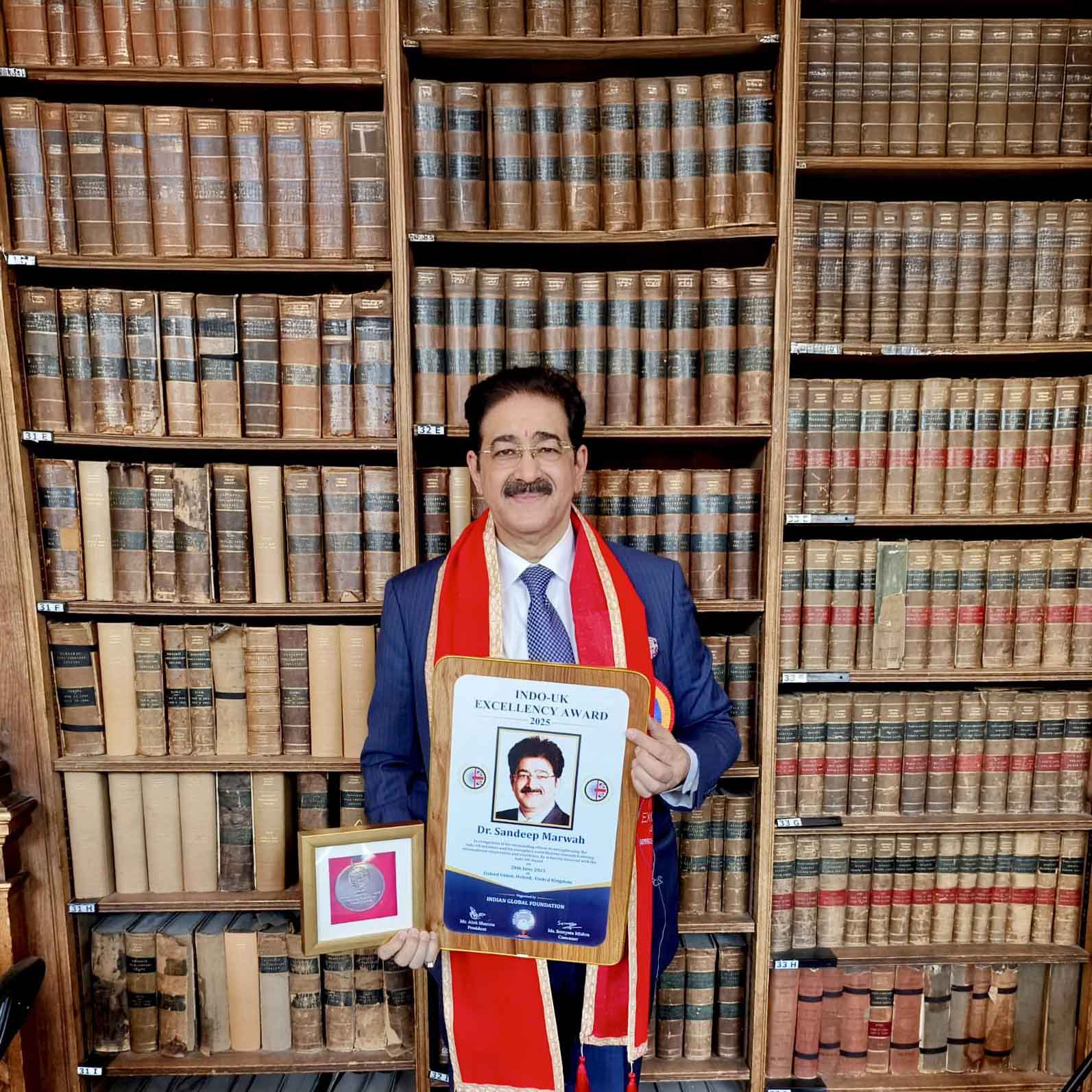 India–UK Excellency Award at Historic Oxford