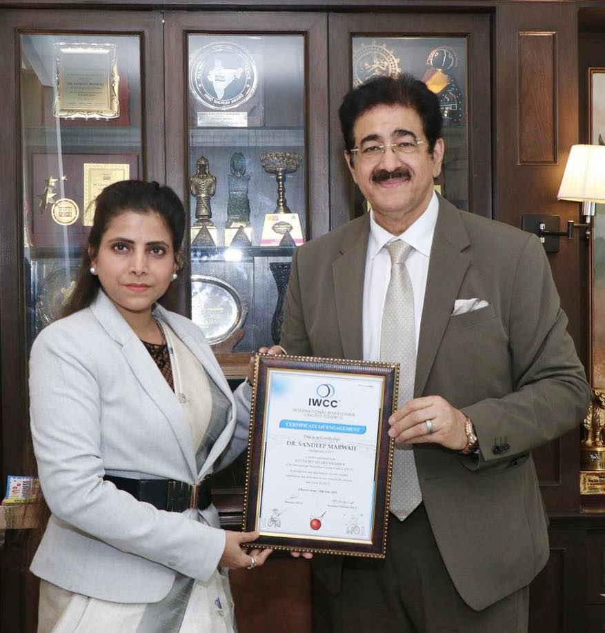 Patron to International Wheelchair Cricket Council